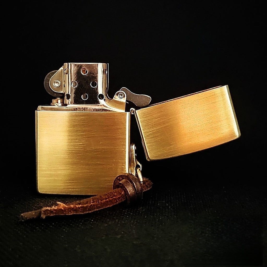 Authentic Zippo Gothic Jester Skull Brass Edition