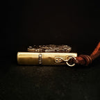 Authentic Zippo Gothic Jester Skull Brass Edition