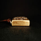 Authentic Zippo Gothic Jester Skull Brass Edition