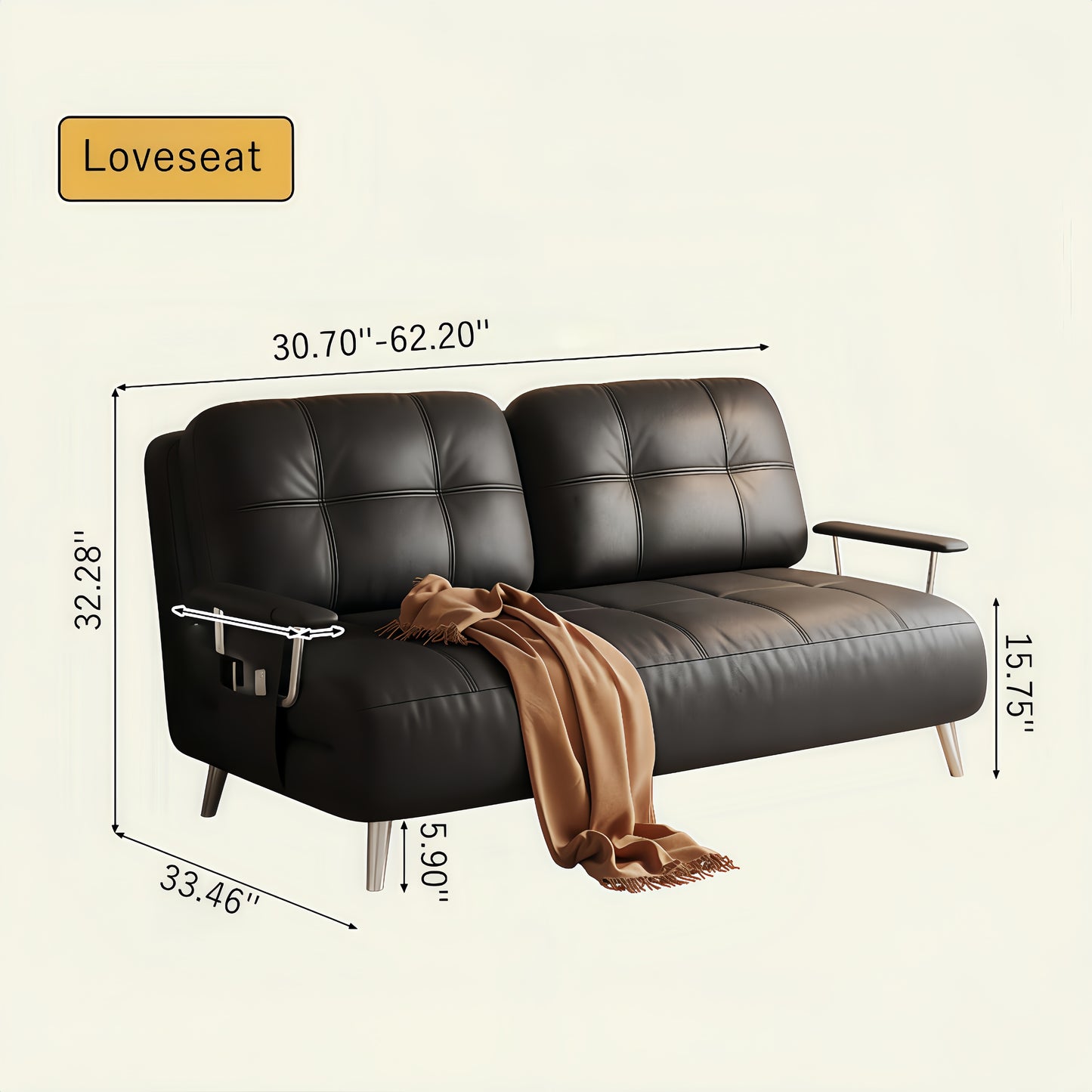Arlo Rectractable Sofa