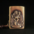 Authentic Zippo Vintage Pin-Up Brass Edition
