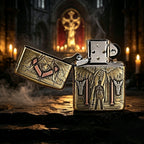 Authentic Zippo Gothic Angel Brass Edition