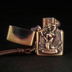 Authentic Zippo Vintage Pin-Up Brass Edition