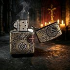 Authentic Zippo Gothic Angel Brass Edition