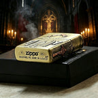 Authentic Zippo Gothic Angel Brass Edition