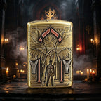 Authentic Zippo Gothic Angel Brass Edition